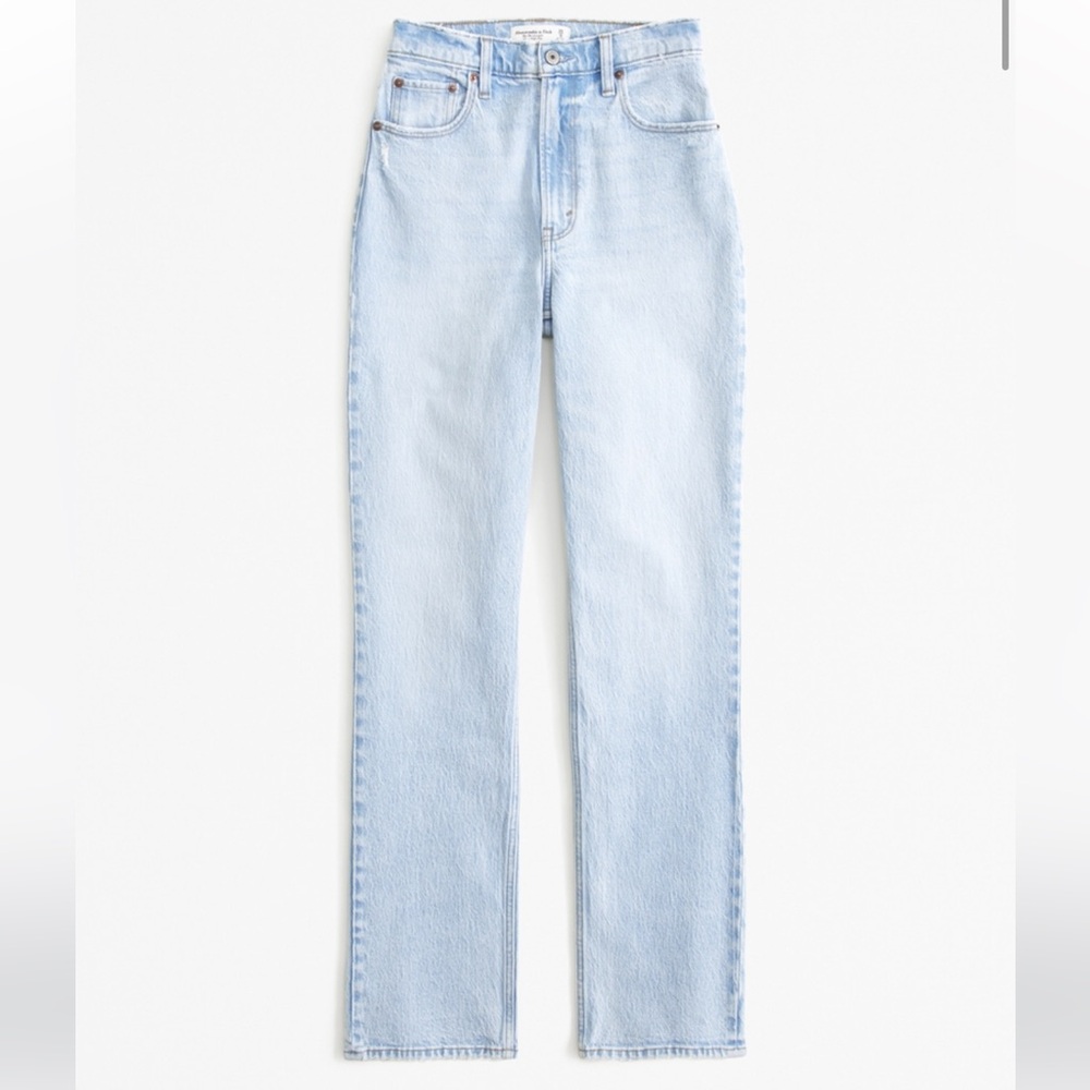 Abercrombie & Fitch Ultra High Rise the 90s Straight Leg Jean